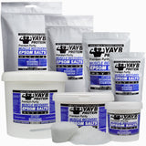 YAYB Premium Purity Epsom Salts – Bath Salts – Hard Tubs or Resealable Bags