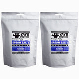 YAYB Premium Purity Epsom Salts – Bath Salts – Hard Tubs or Resealable Bags