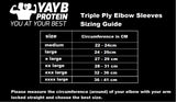 YAYB Triple Ply Elbow Sleeves - War Series (pair)