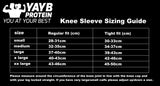 YAYB Power 7mm Knee Sleeves (pair) Single seam reinforced stitch