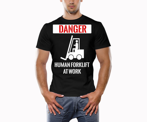 Danger Human Forklift At Work