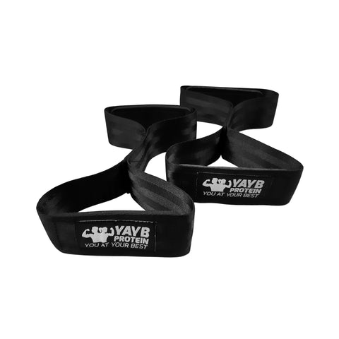 YAYB High Impact Figure 8 Deadlift Straps (Made With Seat Belt Material)